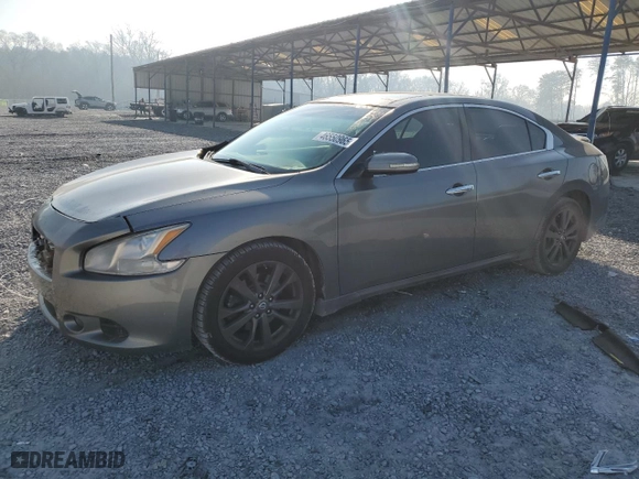 2014 Nissan Maxima 3.5 SV w/Premium Pkg with VIN 1N4AA5AP0EC439642, listed as a Copart auction lot 46550965 with 194,710 mi miles and Salvage Title. Bid and sale history available at carsss.com. Image 1.