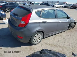 2016 Hyundai Accent SE with VIN KMHCT5AE8GU247843, listed as a IAAI auction lot 41672555 with 121,510 mi miles. Bid and sale history available at carsss.com. Image 4.