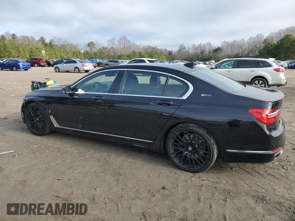 2018 BMW 7 Series 740e xDrive iPerformance with VIN WBA7J2C53JG938434, listed as a Copart auction lot 85508014 with 69,183 mi miles and Salvage Title. Bid and sale history available at carsss.com. Image 2.