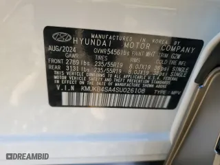 2025 Genesis GV60 Standard with VIN KMUKB4SA4SU026108, listed as a Copart auction lot 85898834 with 231 mi miles and Salvage Title. Bid and sale history available at carsss.com. Image 15.
