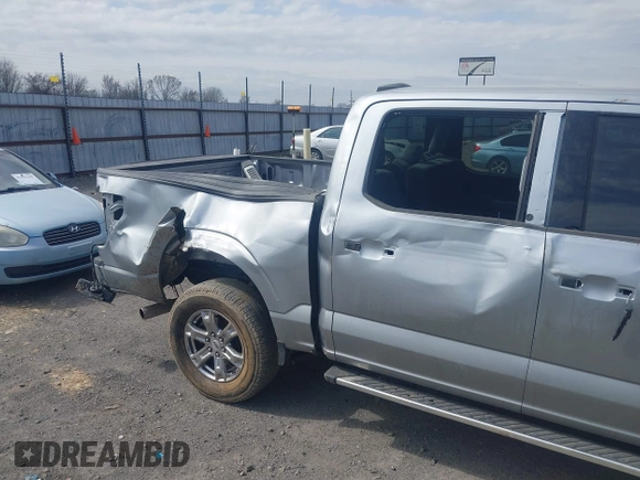 2023 Ford F-150 XL with VIN 1FTFW1E82PKF84459, listed as a IAAI auction lot 41649953 with 17,685 mi miles and . Bid and sale history available at carsss.com. Image 6.