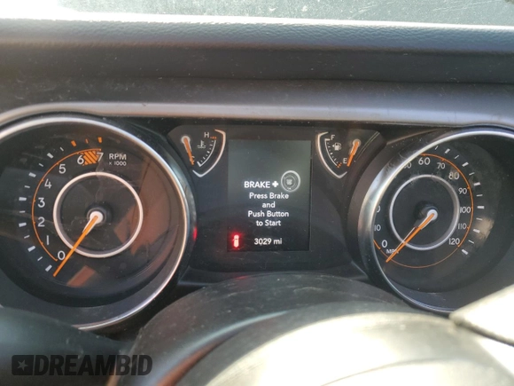 2022 Jeep Wrangler Unlimited Willys with VIN 1C4HJXDN6NW245016, listed as a Copart auction lot 51582925 with 3,029 mi miles and Salvage title. Bid and sale history available at DreamBid. Image 9.
