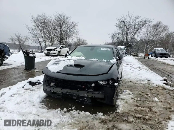 2019 Dodge Charger R/T with VIN 2C3CDXCT6KH643181, listed as a Copart auction lot 44929565 with 109,377 mi miles and Salvage Title. Bid and sale history available at carsss.com. Image 10.