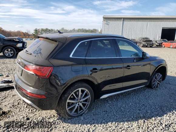 2022 Audi SQ5 Prestige with VIN WA1C4AFY4N2051396, listed as a Copart auction lot 78709754 with 30,752 mi miles and Salvage Title. Bid and sale history available at carsss.com. Image 3.
