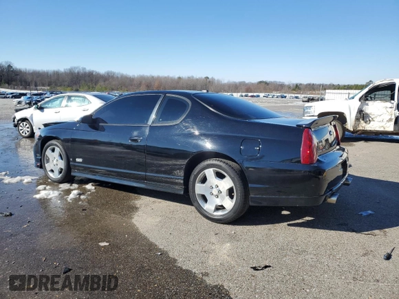 2006 Chevrolet Monte Carlo SS with VIN 2G1WL15C969364547, listed as a Copart auction lot 88163065 with 199,264 mi miles and Clean Title. Bid and sale history available at carsss.com. Image 2.