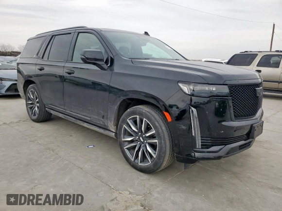 2021 Cadillac Escalade Sport with VIN 1GYS3FKL4MR282066, listed as a Copart auction lot 48219285 with 59,219 mi miles and Clean title. Bid and sale history available at DreamBid. Image 4.