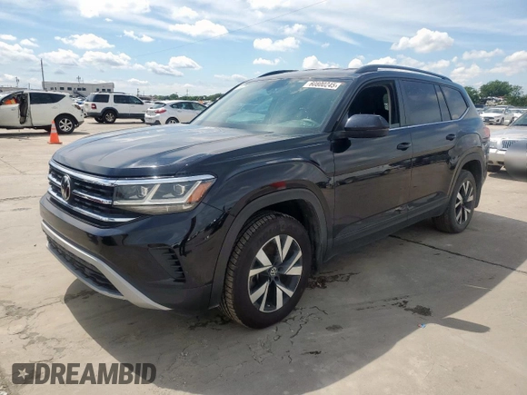 2021 Volkswagen Atlas S with VIN 1V2AP2CA2MC501698, listed as a Copart auction lot 60800245 with 159,721 mi miles and Clean title. Bid and sale history available at DreamBid. Image 1.