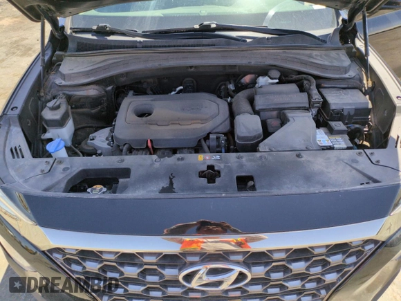 2019 Hyundai Santa Fe SEL z VIN 5NMS3CAD0KH037409, wystawiony jako Copart lot #56537725 z przebiegiem 76 224 mil mil oraz Szkoda całkowita • Salvage title. Historia ofert i sprzedaży dostępna na DreamBid. Obrazek 12.