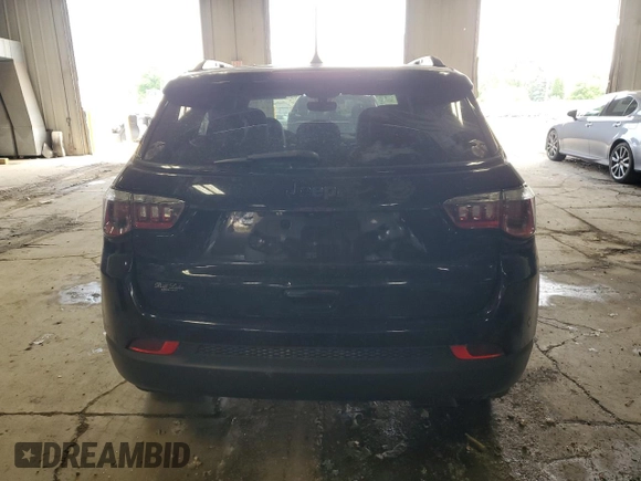2019 Jeep Compass Altitude with VIN 3C4NJCBB4KT715498, listed as a Copart auction lot 60856305 with 55,307 mi miles and Salvage title. Bid and sale history available at DreamBid. Image 6.
