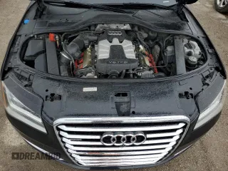 2013 Audi A8 3.0L with VIN WAURGAFD2DN013552, listed as a Copart auction lot 57822075 with 146,315 mi miles and Salvage title. Bid and sale history available at DreamBid. Image 11.