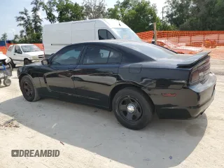 2014 Dodge Charger Police with VIN 2C3CDXAGXEH124807, listed as a Copart auction lot 56422685 with 98,944 mi miles and Clean Title. Bid and sale history available at DreamBid. Image 2.