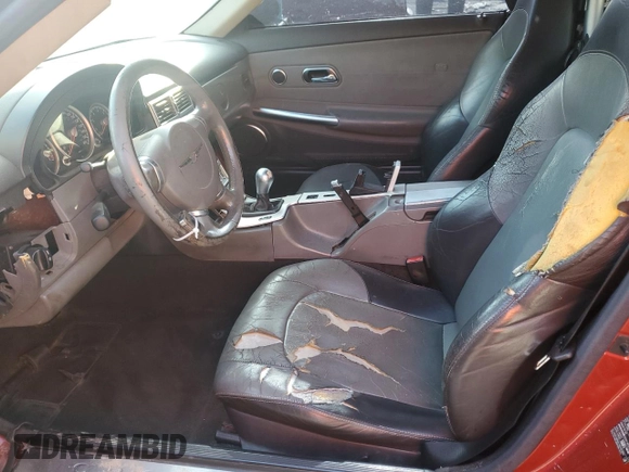 2005 Chrysler Crossfire Limited with VIN 1C3AN65L05X036107, listed as a Copart auction lot 54054095 with 155,782 mi miles and Salvage Title. Bid and sale history available at DreamBid. Image 7.