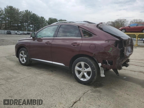 2015 Lexus RX 350 with VIN 2T2BK1BA1FC295585, listed as a Copart auction lot 52900495 with 78,037 mi miles and Salvage Title. Bid and sale history available at DreamBid. Image 2.