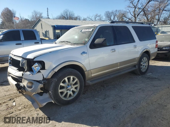 2011 Ford Expedition EL XLT with VIN 1FMJK1J50BEF11109, listed as a Copart auction lot 83397834 with 225,509 mi miles and Salvage Title. Bid and sale history available at carsss.com. Image 1.