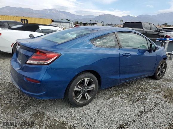 2014 Honda Civic Coupe EX with VIN 2HGFG3B89EH516596, listed as a Copart auction lot 47888605 with 97,027 mi miles and Salvage Title. Bid and sale history available at carsss.com. Image 3.