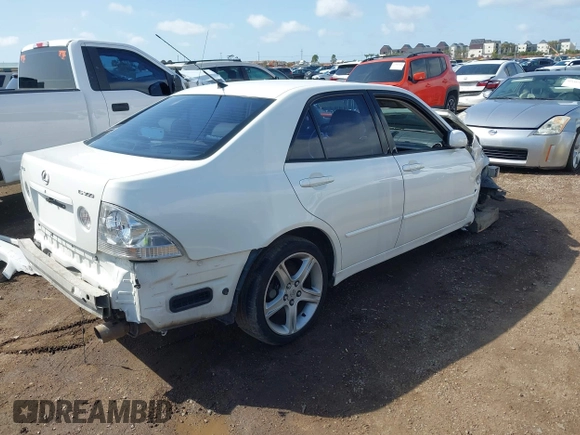 2002 Lexus IS 300/350 with VIN JTHBD192620056050, listed as a IAAI auction lot 41949399 with Not Provided miles and . Bid and sale history available at DreamBid. Image 4.