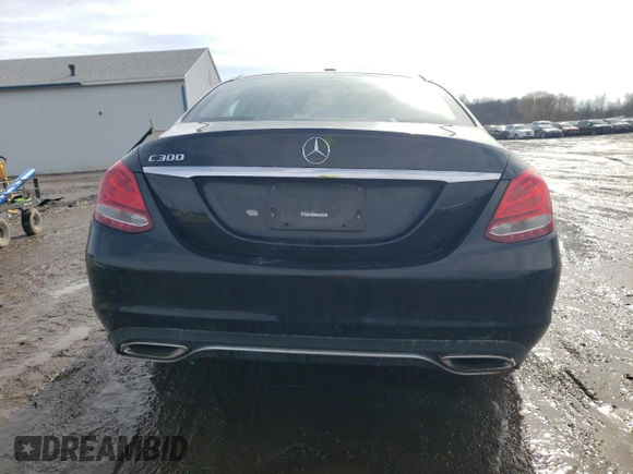 2018 Mercedes-Benz C 300 with VIN 55SWF4JB7JU257190, listed as a Copart auction lot 47238505 with 61,712 mi miles and Salvage title. Bid and sale history available at DreamBid. Image 6.