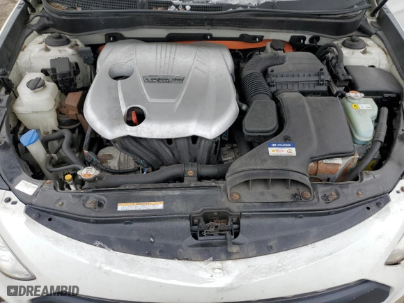2013 Hyundai Sonata Hybrid with VIN KMHEC4A40DA075847, listed as a Copart auction lot 44607385 with 132,319 mi miles and Salvage Title. Bid and sale history available at carsss.com. Image 11.