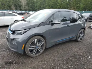 2015 BMW i3 with VIN WBY1Z4C56FV500523, listed as a Copart auction lot 46191975 with 99,440 mi miles and Salvage Title. Bid and sale history available at carsss.com. Image 1.