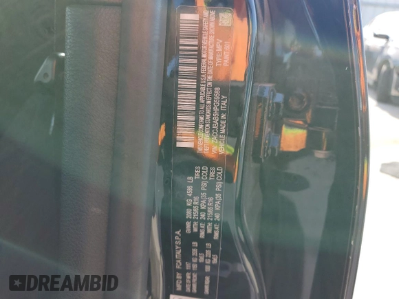 2017 Jeep Renegade Sport z VIN ZACCJBAB5HPG59588, wystawiony jako Copart lot #56972645 z przebiegiem 104 442 mil mil oraz Szkoda całkowita • Salvage title. Historia ofert i sprzedaży dostępna na DreamBid. Obrazek 14.