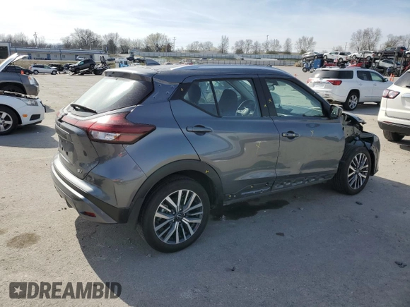 2024 Nissan Kicks SV with VIN 3N1CP5CVXRL483738, listed as a Copart auction lot 49792465 with 20,342 mi miles and Salvage Title. Bid and sale history available at carsss.com. Image 3.