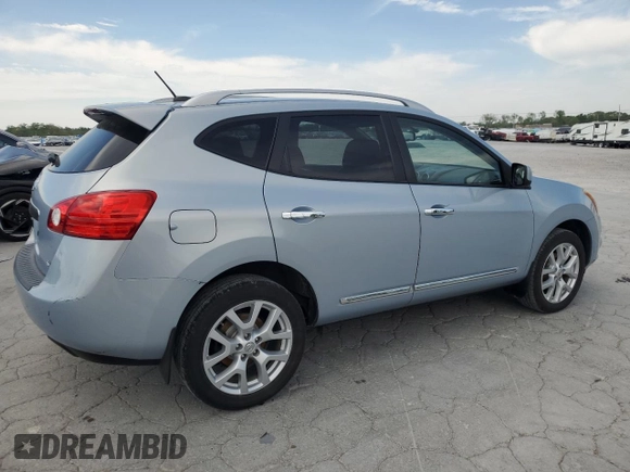 2011 Nissan Rogue SV with VIN JN8AS5MT8BW182115, listed as a Copart auction lot 52280875 with 248,311 mi miles and Salvage Title. Bid and sale history available at carsss.com. Image 3.