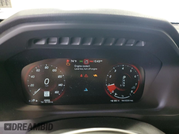 2022 Volvo XC90 Momentum with VIN YV4102PK5N1801951, listed as a Copart auction lot 61152295 with 49,956 mi miles and Salvage title. Bid and sale history available at DreamBid. Image 9.