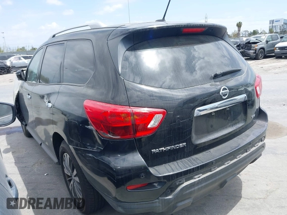 2017 Nissan Pathfinder SL with VIN 5N1DR2MN2HC635509, listed as a IAAI auction lot 41910907 with 83,459 mi miles and . Bid and sale history available at DreamBid. Image 3.
