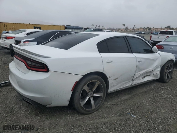 2017 Dodge Charger SE with VIN 2C3CDXBG9HH630230, listed as a Copart auction lot 44601825 with 124,975 mi miles and Salvage Title. Bid and sale history available at carsss.com. Image 3.