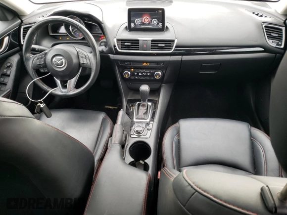 2014 Mazda 3 i Grand Touring with VIN JM1BM1M77E1157505, listed as a Copart auction lot 47660155 with 48,580 mi miles and Salvage Title. Bid and sale history available at DreamBid. Image 8.