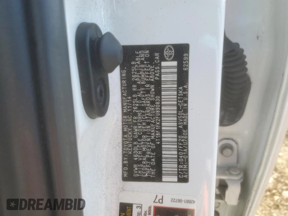 2015 Toyota Camry XLE with VIN 4T1BF1FK2FU890830, listed as a Copart auction lot 49225755 with 131,271 mi miles and Salvage Title. Bid and sale history available at DreamBid. Image 15.