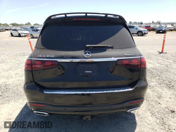 2024 Mercedes-Benz GLS 450 with VIN 4JGFF5KE6RB077354, listed as a Copart auction lot 60340875 with Not provided miles and Non repairable. Bid and sale history available at DreamBid. Image 6.
