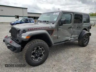2020 Jeep Wrangler Unlimited Recon with VIN 1C4HJXFN6LW312966, listed as a Copart auction lot 56832145 with 45,875 mi miles and Salvage title. Bid and sale history available at DreamBid. Image 1.