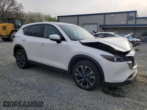2023 Mazda CX-5 2.5 S Premium Package with VIN JM3KFBDM4P0182545, listed as a Copart auction lot 48975625 with 19,152 mi miles and Salvage Title. Bid and sale history available at carsss.com. Image 4.