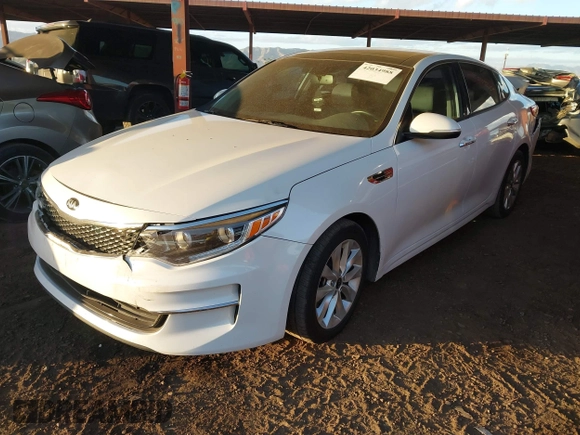 2016 Kia Optima EX with VIN 5XXGU4L30GG117411, listed as a IAAI auction lot 42034988 with 123,387 mi miles. Bid and sale history available at carsss.com. Image 17.