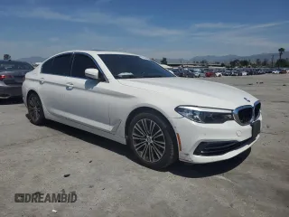 2020 BMW 5 Series 530e with VIN WBAJA9C07LCD42789, listed as a Copart auction lot 52234345 with Not Provided miles and Salvage Title. Bid and sale history available at DreamBid. Image 4.
