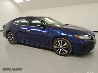 2022 Nissan Maxima SV with VIN 1N4AA6CV2NC502757, listed as a Copart auction lot 47763695 with 46,970 mi miles and Clean Title. Bid and sale history available at carsss.com. Image 4.
