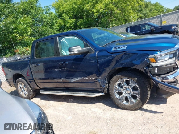 2021 Ram 1500 Big Horn with VIN 1C6SRFFT9MN665028, listed as a IAAI auction lot 42638933 with 71,929 mi miles and . Bid and sale history available at DreamBid. Image 13.