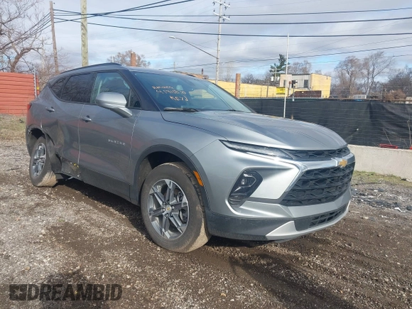 2024 Chevrolet Blazer LT с VIN 3GNKBCR49RS244768, выставлен на аукционе IAAI как лот 41911870 с пробегом 11 616 миль миль и . История ставок и продаж доступна на DreamBid. Изображение 1.