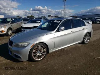 2011 BMW 3 Series 335i with VIN WBAPM5C50BE576519, listed as a Copart auction lot 44409265 with 142,522 mi miles and Salvage Title. Bid and sale history available at carsss.com. Image 1.