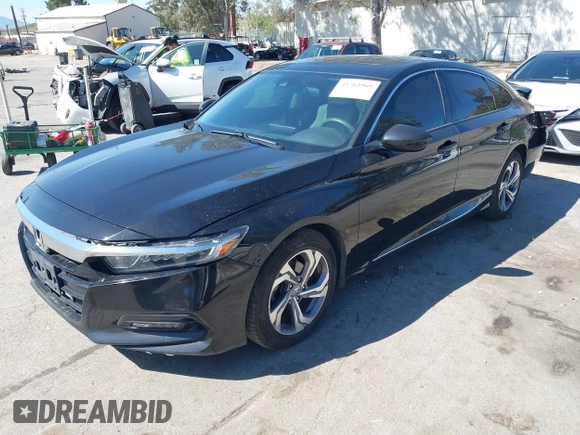 2018 Honda Accord EX with VIN 1HGCV1F49JA019822, listed as a IAAI auction lot 41761969 with 112,507 mi miles and . Bid and sale history available at DreamBid. Image 2.