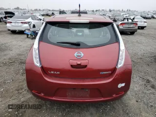 2011 Nissan LEAF SL with VIN JN1AZ0CP2BT003585, listed as a Copart auction lot 86000014 with 95,916 mi miles and Clean Title. Bid and sale history available at carsss.com. Image 6.