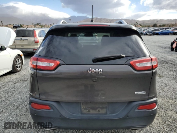 2018 Jeep Cherokee Latitude Plus with VIN 1C4PJLLX5JD612551, listed as a Copart auction lot 87692585 with 74,812 mi miles and Salvage Title. Bid and sale history available at carsss.com. Image 6.