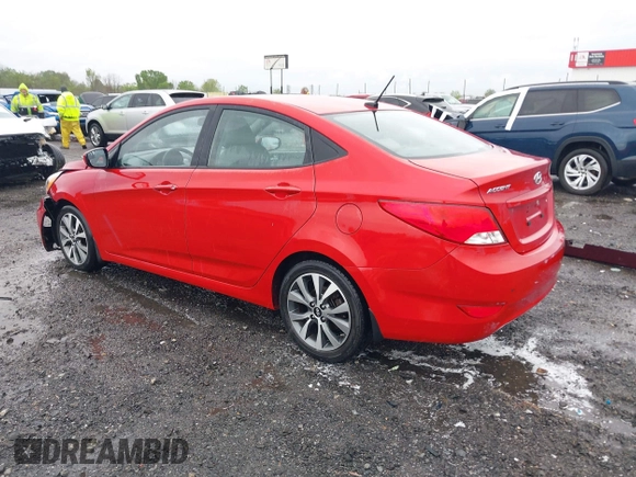 2015 Hyundai Accent GLS with VIN KMHCU4AE3FU806849, listed as a IAAI auction lot 41935761 with 147,784 mi miles. Bid and sale history available at carsss.com. Image 3.