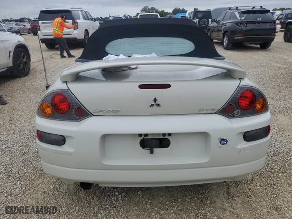 2003 Mitsubishi Eclipse GTS with VIN 4A3AE75HX3E106019, listed as a Copart auction lot 73760594 with 0 mi miles and Salvage Title. Bid and sale history available at carsss.com. Image 6.