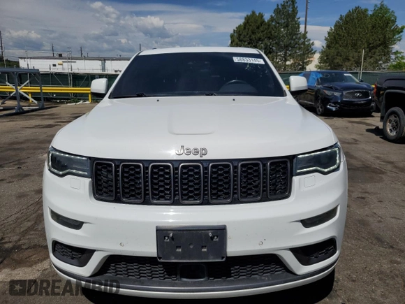 2018 Jeep Grand Cherokee High Altitude with VIN 1C4RJFCT9JC293653, listed as a Copart auction lot 58833145 with 96,808 mi miles and Salvage title. Bid and sale history available at DreamBid. Image 5.