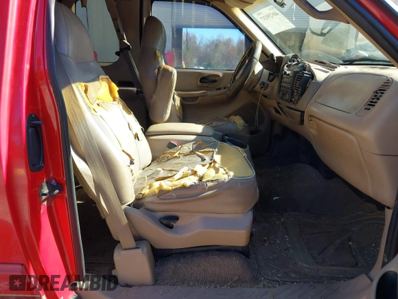 1999 Ford F-150 XL with VIN 1FTRX17LXXNA18592, listed as a IAAI auction lot 40929037 with 1 mi miles. Bid and sale history available at carsss.com. Image 5.