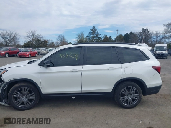 2022 Honda Pilot Sport with VIN 5FNYF6H3XNB037388, listed as a IAAI auction lot 41882581 with 53,540 mi miles and . Bid and sale history available at DreamBid. Image 15.