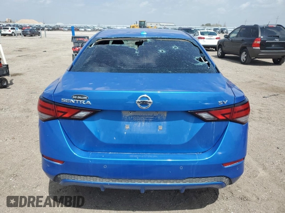 2020 Nissan Sentra SV z VIN 3N1AB8CV0LY252106, wystawiony jako Copart lot #54587125 z przebiegiem 108 839 mil mil oraz Szkoda całkowita • Salvage title. Historia ofert i sprzedaży dostępna na DreamBid. Obrazek 6.