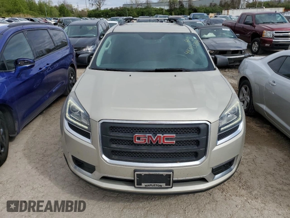 2013 GMC Acadia SLE with VIN 1GKKRPKD7DJ249861, listed as a Copart auction lot 48343844 with 95,130 mi miles and Salvage Title. Bid and sale history available at DreamBid. Image 5.